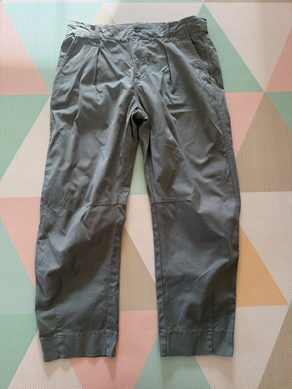 AYR The Bam Baby Barrel Cotton Cropped Ankle Pants Size 8 - Picture 7 of 11
